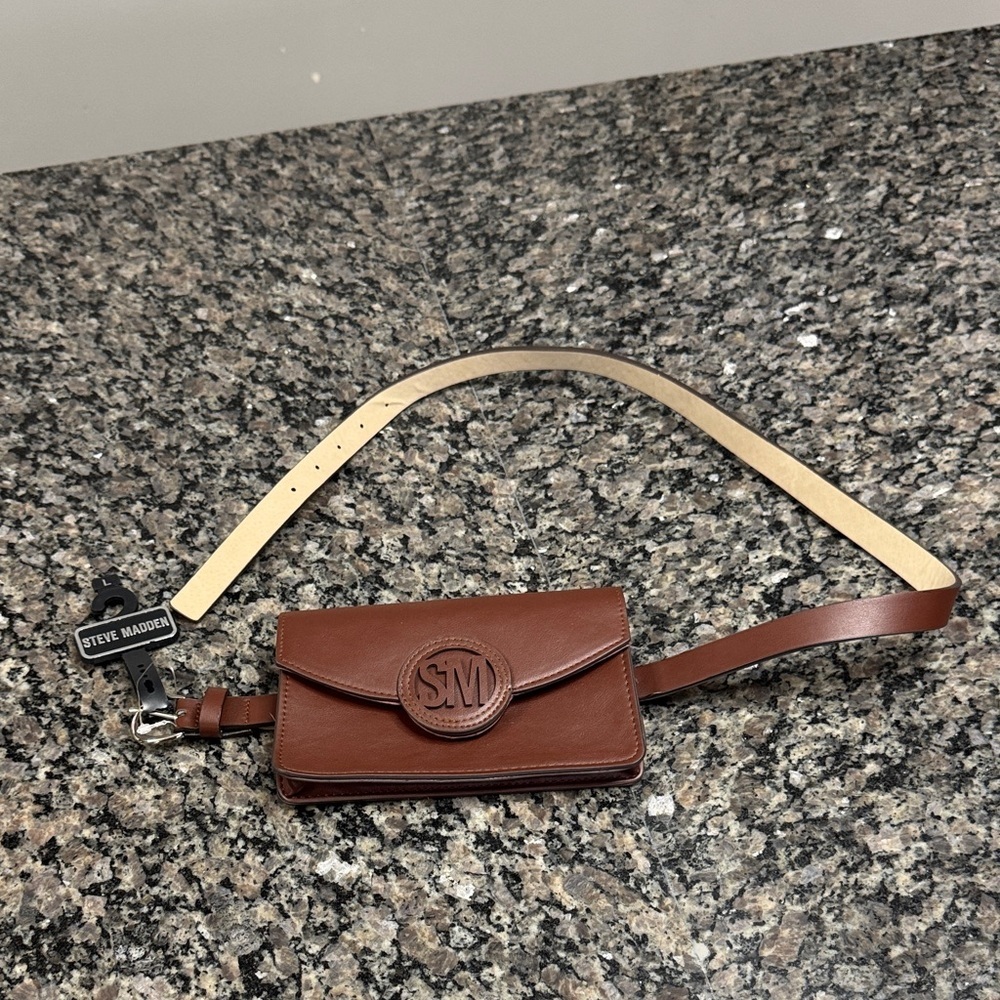 Steve Madden Tan Belt Bag NEW